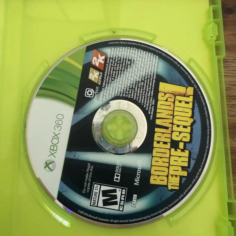 Borderlands: The Pre-Sequel (Xbox 360 2014) 2K Games Multiplayer Gunfight READ